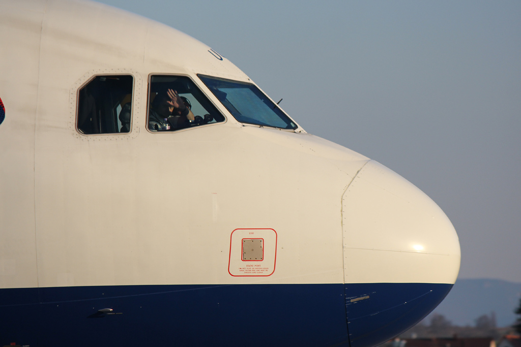 sehr nette Piloten.