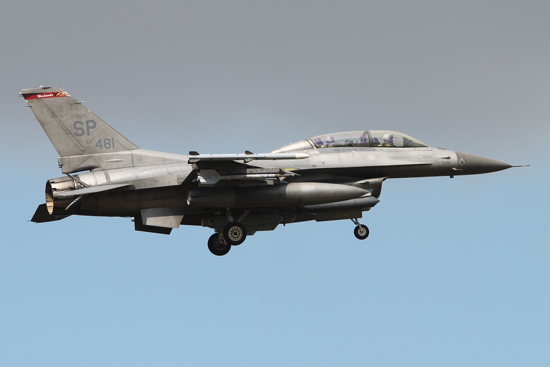USA - Air Force General Dynamics F-16D Fighting Falcon 91-0481
