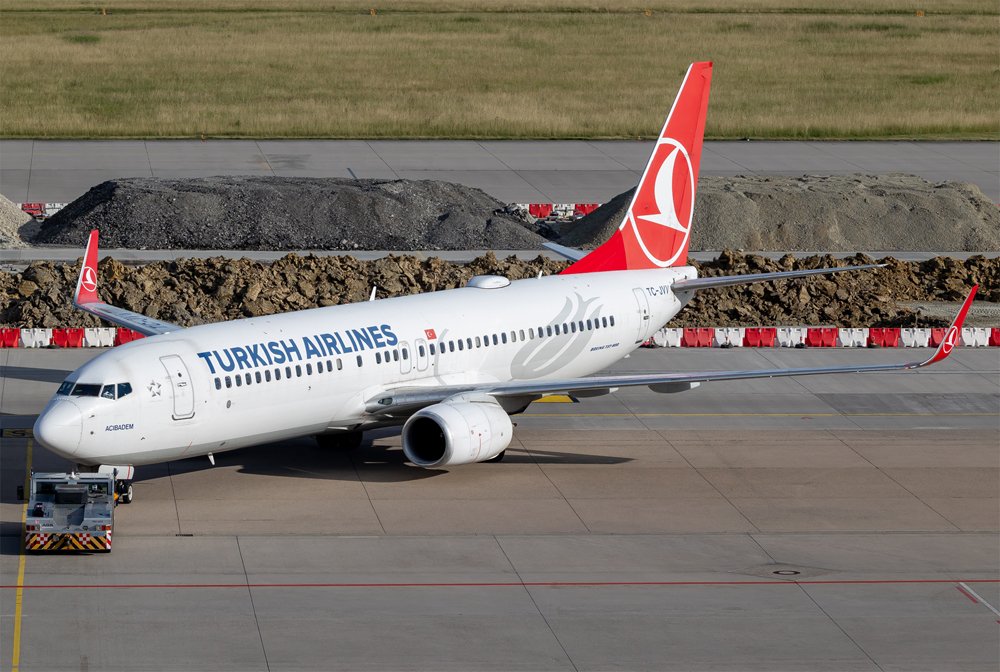 Turkish Airlines / TC-JVV / Boeing 737-8F2