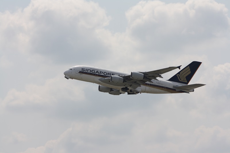 Abflug nach Singapur